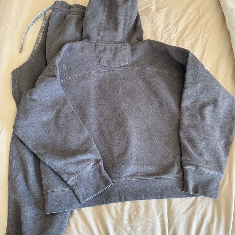 Figs Charcoal Hoodie and Joggers Set - Picture 3 of 9